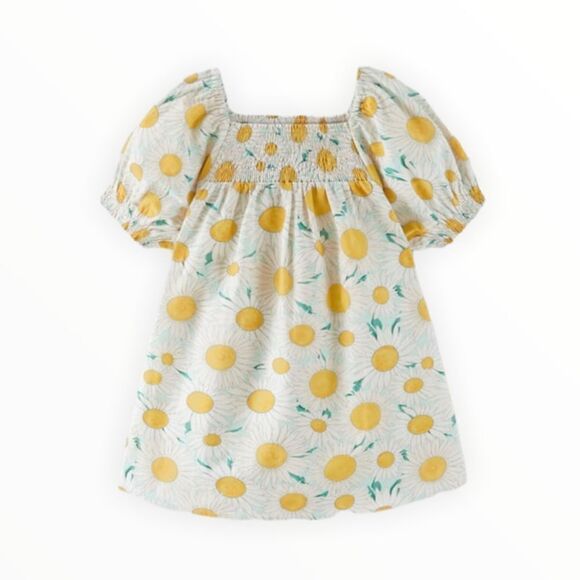ZARA Kids | Yellow | SUNFLOWER DRESS - Picture 3 of 7